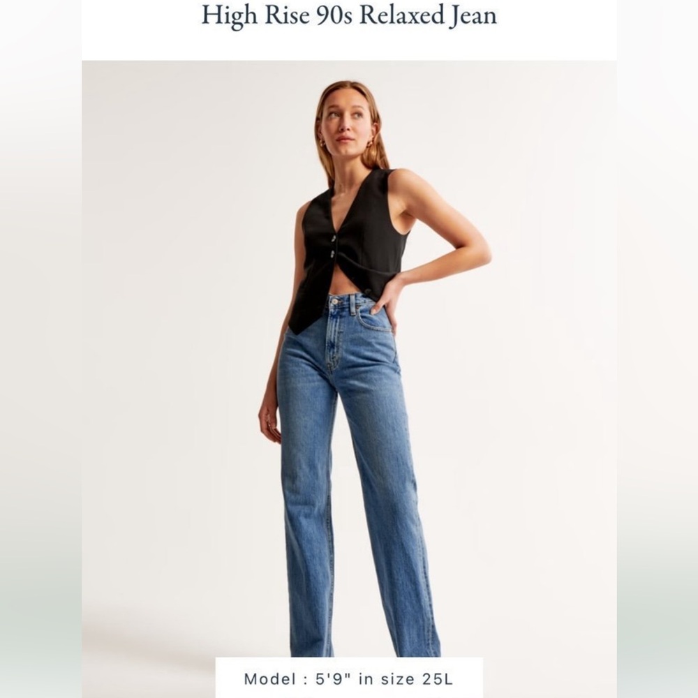 Abercrombie and High Rise 90s Relaxed Jean